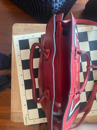 Bolso Pierre Cardin Rojo Mujer modelo vintage