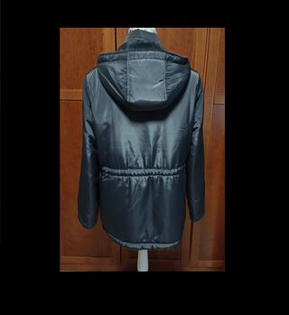 Chaquetón impermeable reversible gris