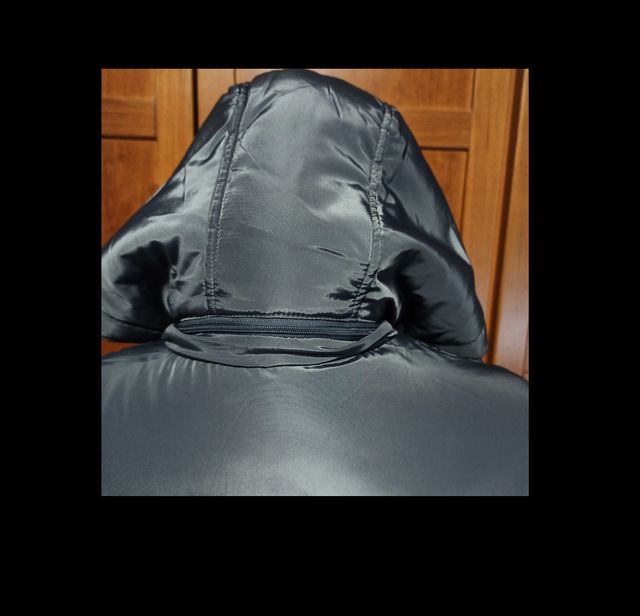 Chaquetón impermeable reversible gris