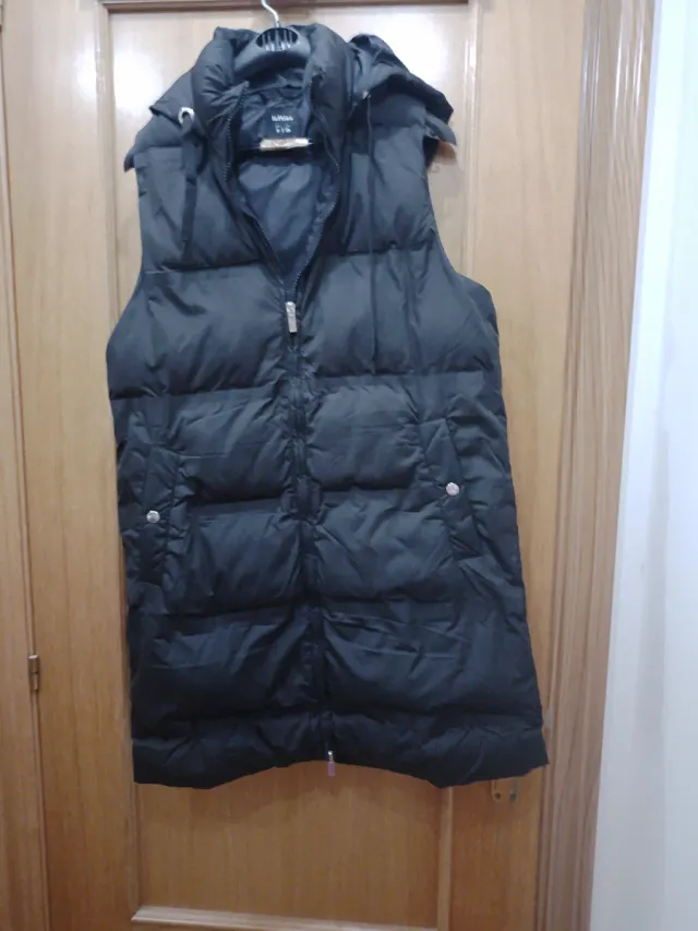 Chaleco largo Lefties negro talla S