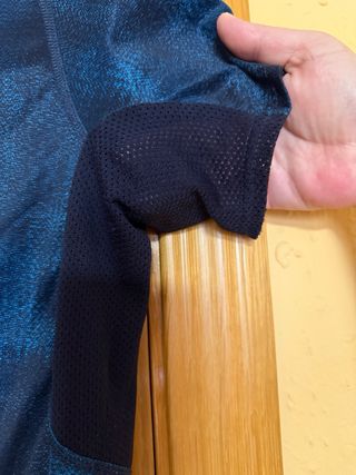 Camiseta deportiva hombre DOMYOS azul