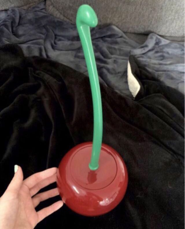 Escobilla de Baño Cereza Roja