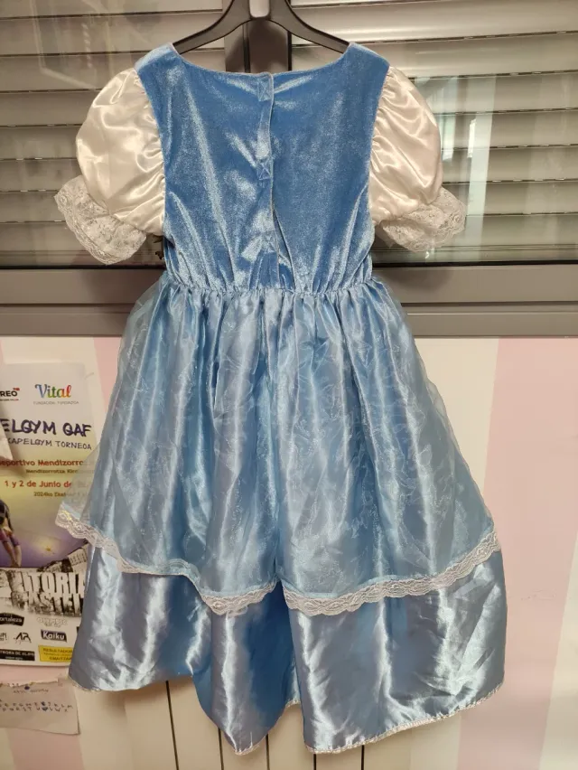 Vestido Cenicienta Reversible 6 años