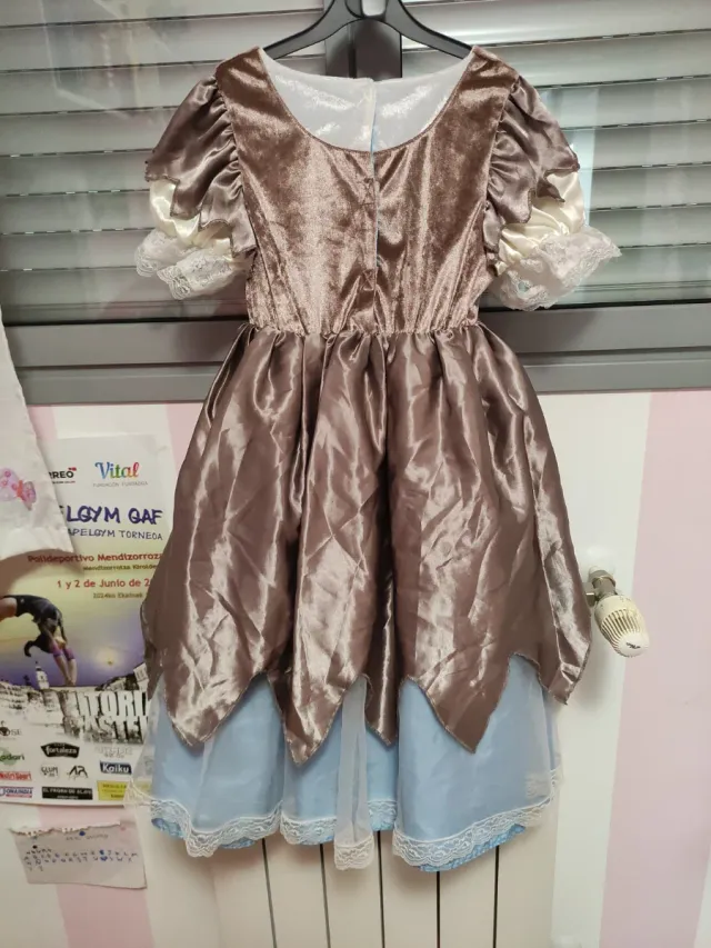 Vestido Cenicienta Reversible 6 años