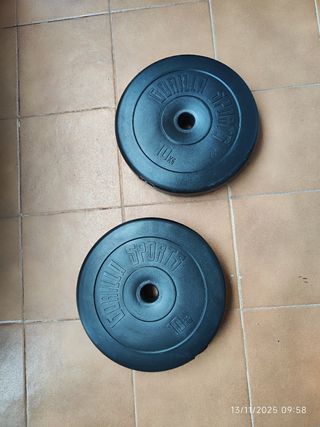 Discos de pesa Gorilla Sports 10kg