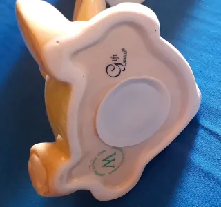 Salvadanaio in ceramica coniglio