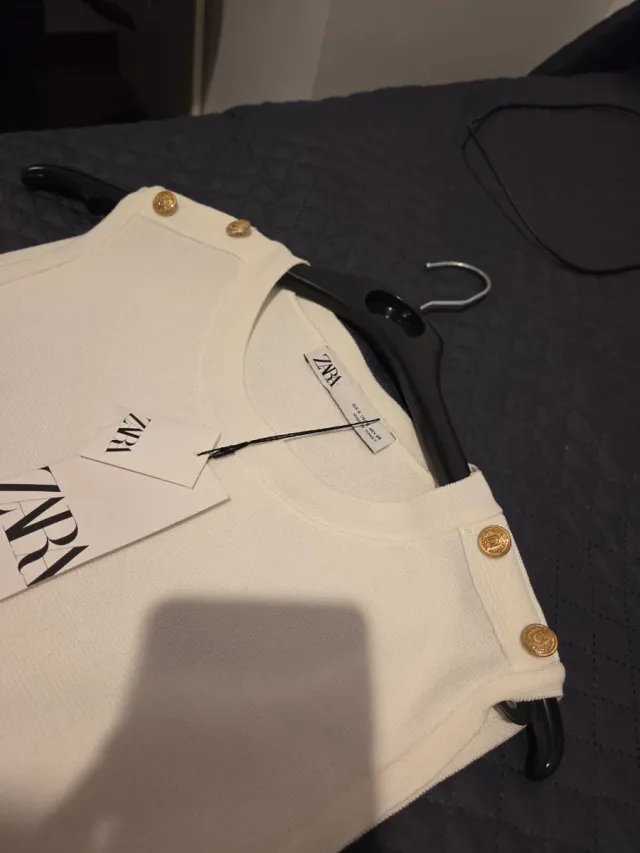 Vestido blanco Zara elegante