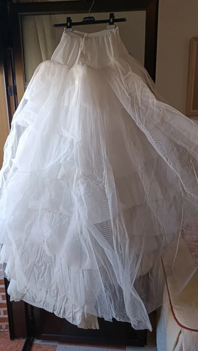 Can can novia vestido princesa