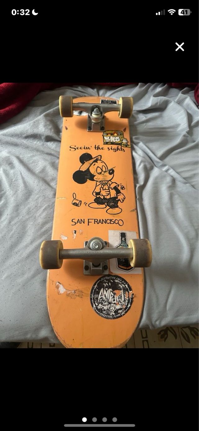 Skate San Francisco Mickey Mouse