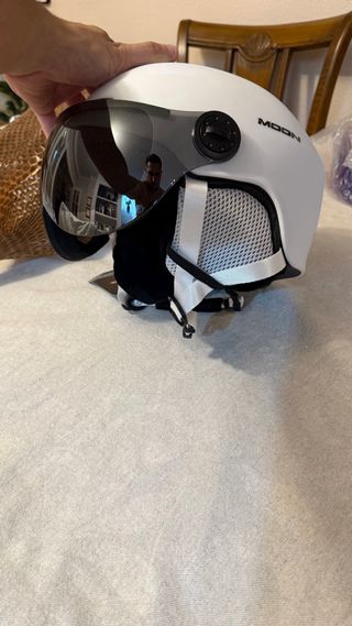 Casco negro TALLA L y casco blanco talla S