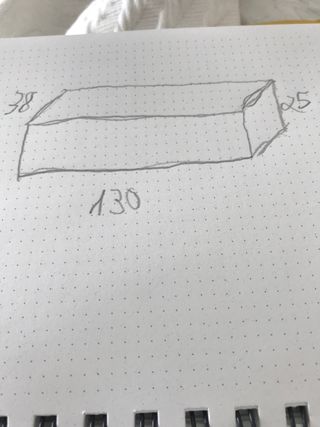 Piedra decorativa 130x38x25