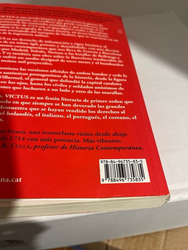 Victus. Barcelona 1714