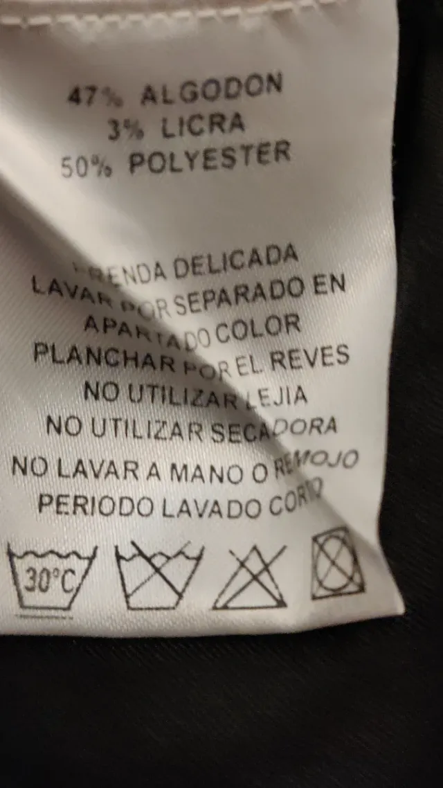 Vestido Almatrichi Talla 34 Negro y Rosa