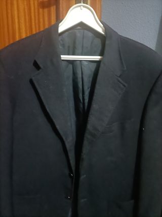 Americana Corneliani Hombre Talla 52 Negra
