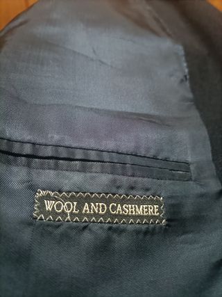 Americana Corneliani Hombre Talla 52 Negra