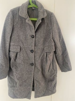 Chaqueta larga gris Kids