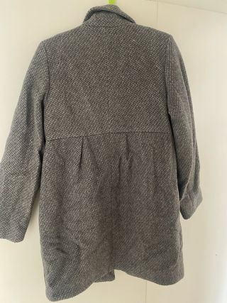 Chaqueta larga gris Kids