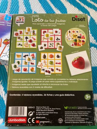 Lote 3 Juegos Educativos Infantil (3-4 años)