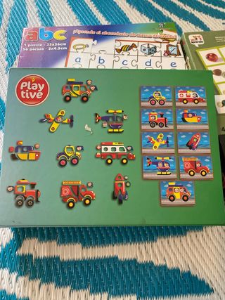 Lote 3 Juegos Educativos Infantil (3-4 años)
