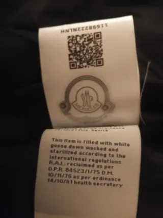 Moncler Gilet Taglia M Nuovo