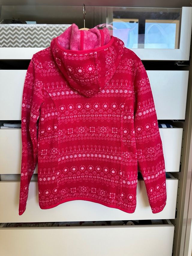 Felpa CMP fucsia taglia 140 (9/10 anni)