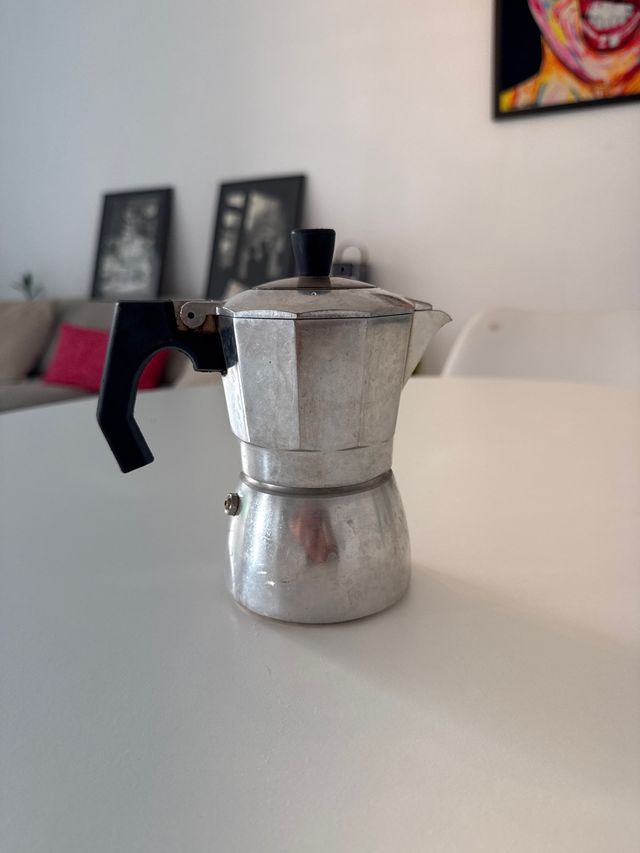 Cafetera individual aluminio