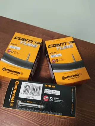 1 camara aire Continental cotitube 29" Válvula Fin