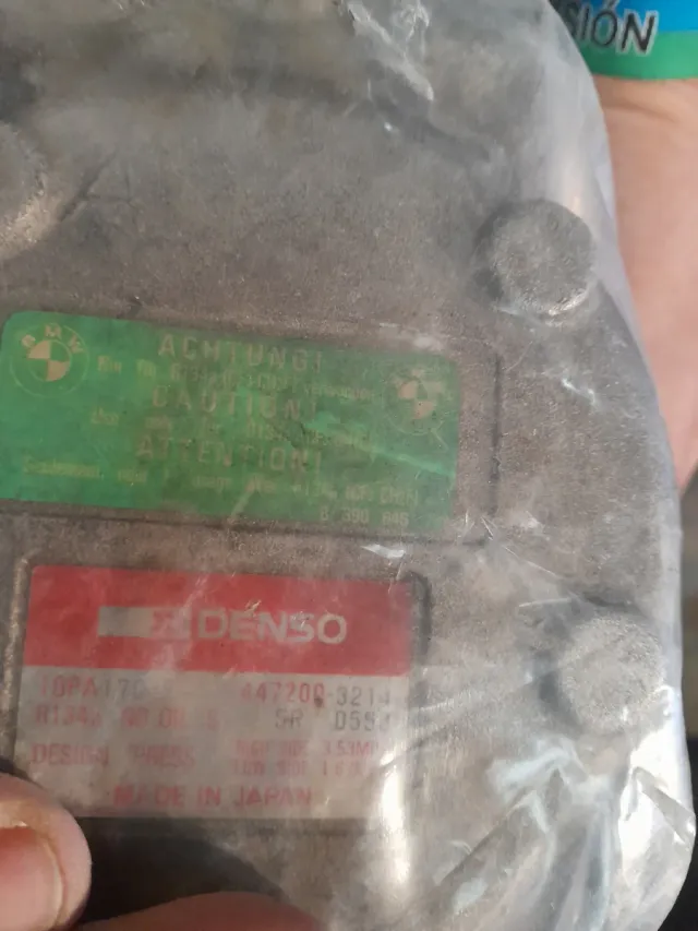 Compresor Aire Acondicionado BMW E38 DENSO