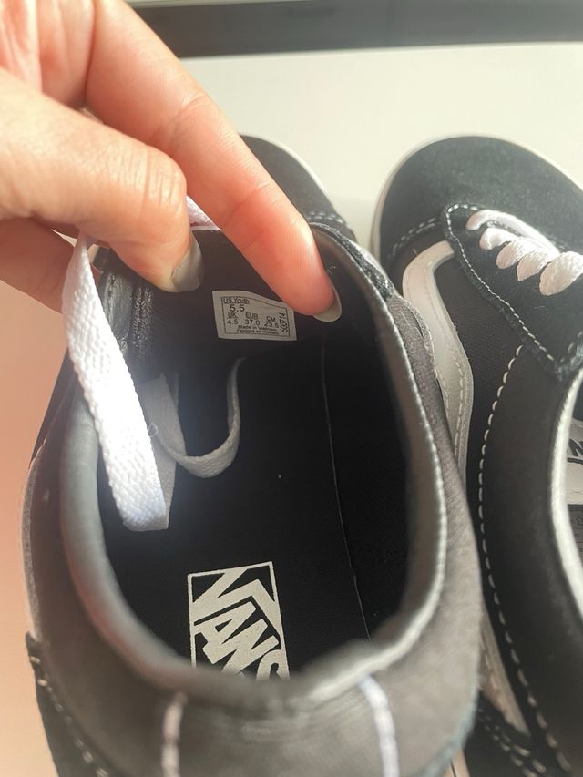 Vans Negras Talla 37 Nuevas