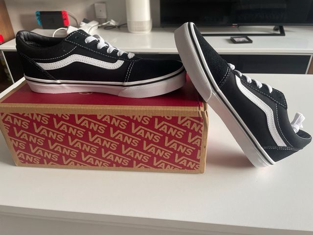 Vans Negras Talla 37 Nuevas