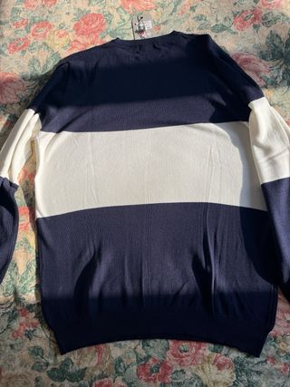 Maglia Cotton & Silk  blu taglia XL