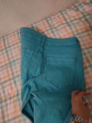 Pantalones vaqueros elásticos azul