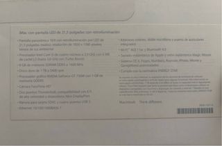 iMac Apple para despiece (piezas)