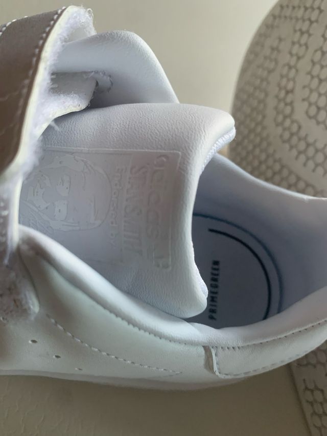 Zapatillas Adidas Stan Smith 33 1/2 Blancas