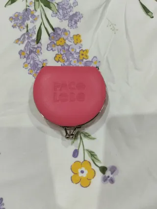 Monedero Paco Lobo Coral Rosado