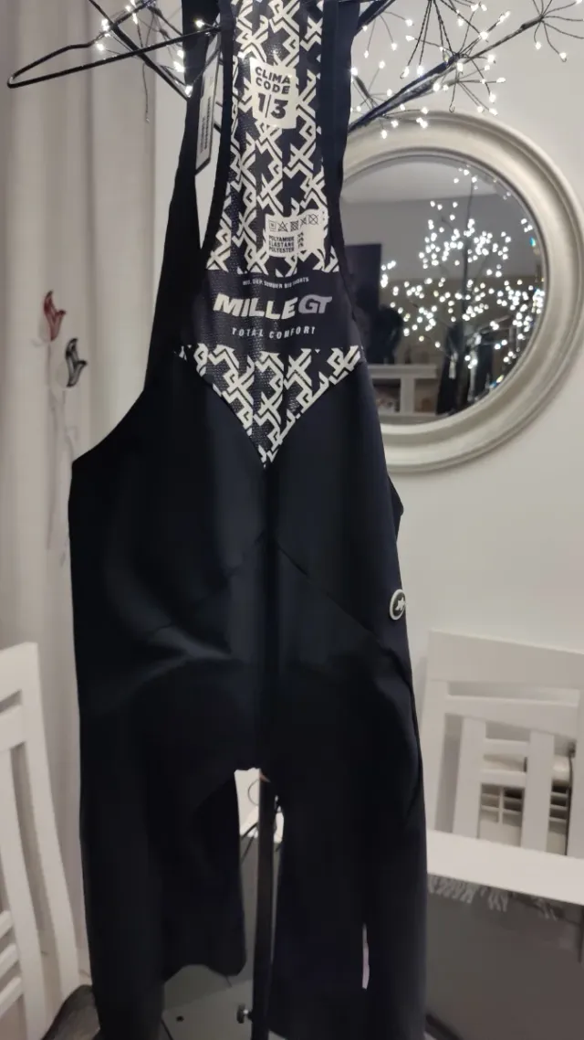 Culote Assos Talla XL Negro y Blanco