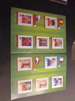 Álbum  54 cromos chicles 2014 Messi Ronaldo