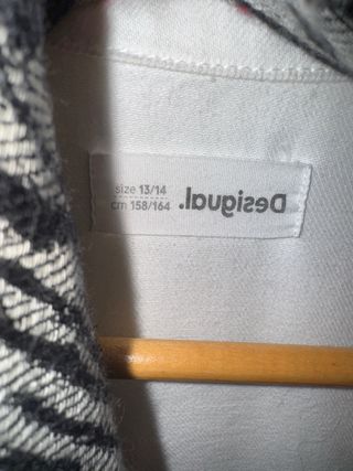cazadora denim blanca Desigual