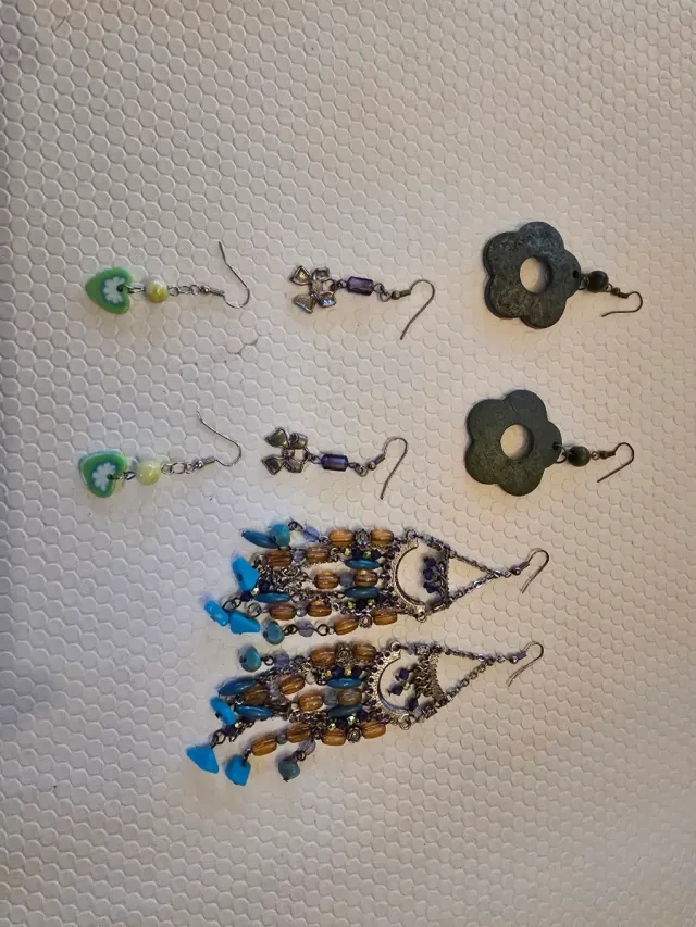 Conjunto de 4 pares de brincos