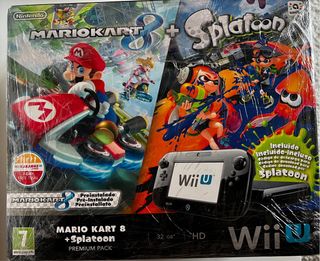 Nintendo Wii U Mario Kart 8 + Splatoon Premium Pack