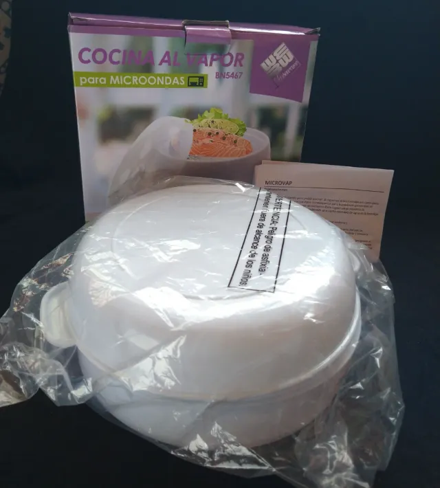 Recipiente Cocción Vapor Microondas WE Huseware