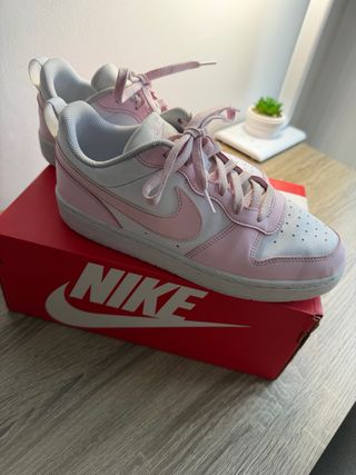 Zapatillas Nike Air Force 1 Rosa y Blanco