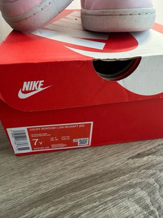 Zapatillas Nike Air Force 1 Rosa y Blanco