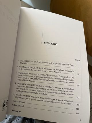 Impuesto sobre el valor añadido - 2021