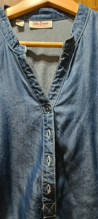 Camisa vaquera mujer John Baner azul