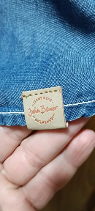 Camisa vaquera mujer John Baner azul