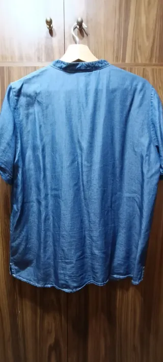 Camisa vaquera mujer John Baner azul