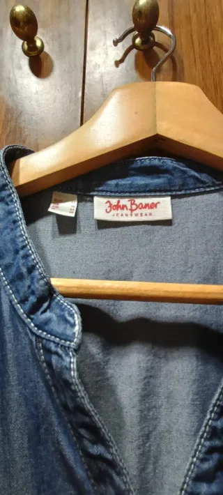 Camisa vaquera mujer John Baner azul