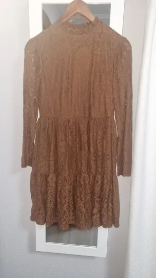 Vestido encaje marrón Molly Bracken