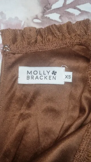 Vestido encaje marrón Molly Bracken